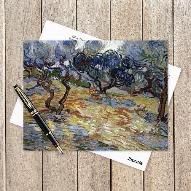 Olive Trees Landskap Vincent van Gogh Vykort (Skapare uppladdad)