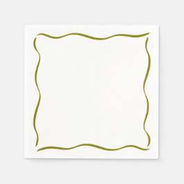 Olive Whimsical Gräns A Tini Bit Older Birthday Pappersservett