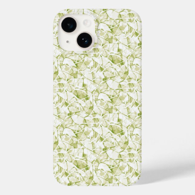 olive-white abstract fashionable modern pattern    (Baksida)