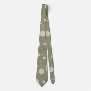 Olive & White Spots and Dots Slips