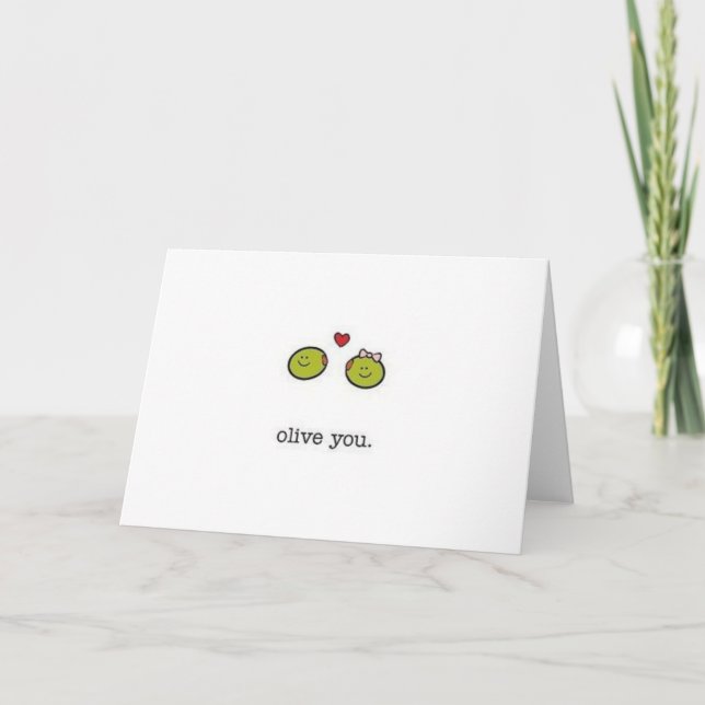 Olive You Kort (Framsida)