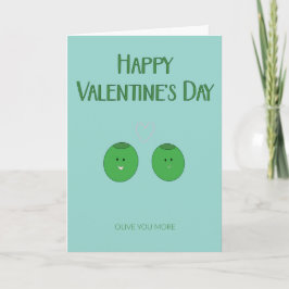 Olive You More Alla hjärtans dag-kort Kort
