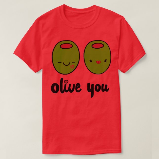 Olive You T Shirt (Design framsida)