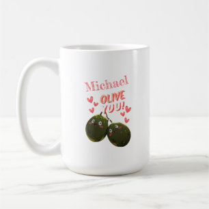 Olive You Two Olife Hearearts Kaffemugg