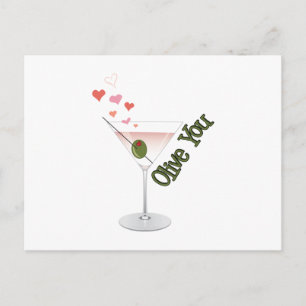 Olive You Vykort