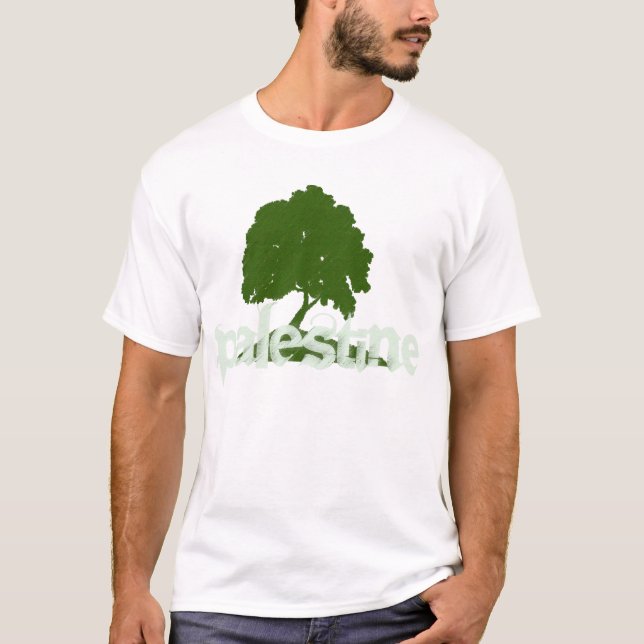 Oliven av Palestina T-shirt (Framsida)
