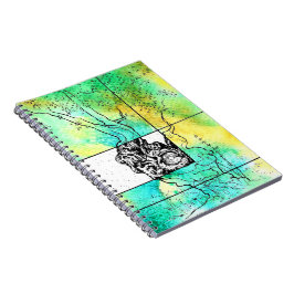 Olivenbaum Tuschezeichnung Anteckningsbok