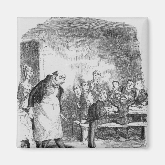 Oliver ber om mer magnet (Framsidan)