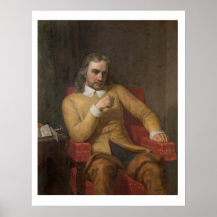 Oliver Cromwell av Charles Lucy Poster