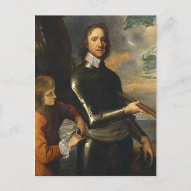 Oliver Cromwell av Robert Walker Vykort (Framsida)