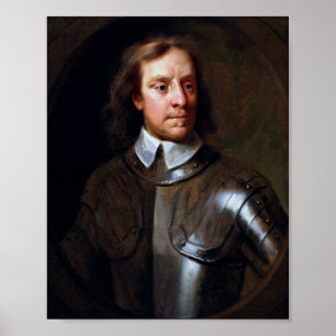 Oliver Cromwell av Samuel Cooper Poster