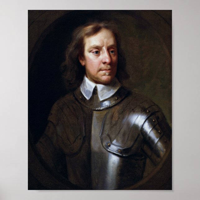 Oliver Cromwell av Samuel Cooper Poster (Framsidan)