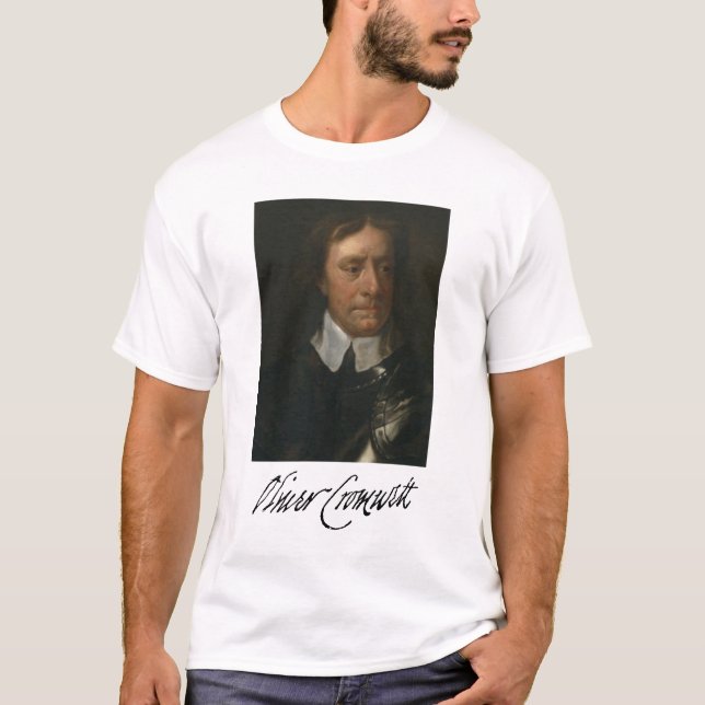 Oliver Cromwell FÖRBÖD T-tröja T-shirt (Framsida)
