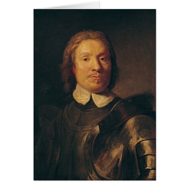 Oliver Cromwell Hälsningskort (Framsidan)