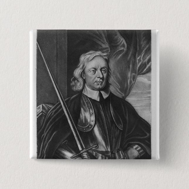 Oliver Cromwell illustration Knapp (Framsida)
