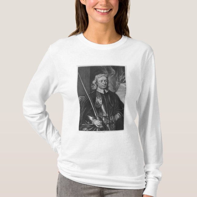 Oliver Cromwell illustration T-shirt (Framsida)