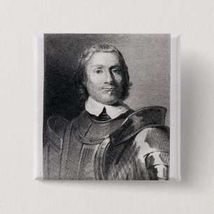 Oliver Cromwell Lord Beskyddande av England Knapp