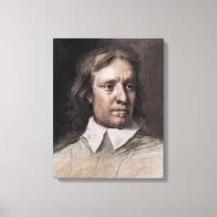 Oliver Cromwell porträtt Canvastryck