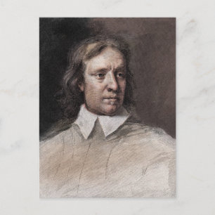 Oliver Cromwell Porträtt Vykort