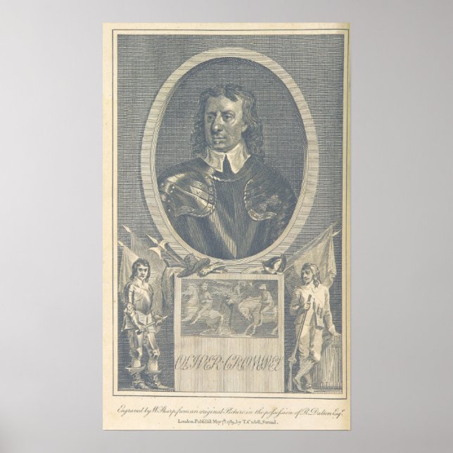 Oliver Cromwell Poster (Framsidan)