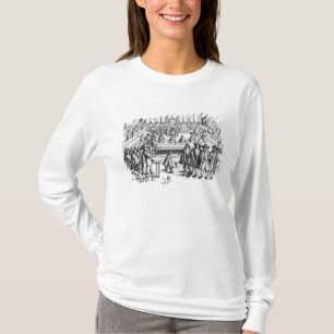 Oliver Cromwell som upplöser parlamentet Tee