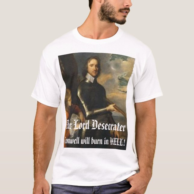 Oliver Cromwell Tee Shirt (Framsida)