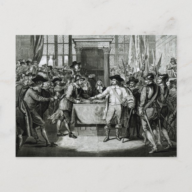 Oliver Cromwell Vykort (Framsida)