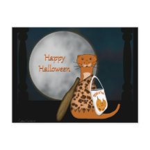 Oliver den Otter som sitter i hans Halloween Costu