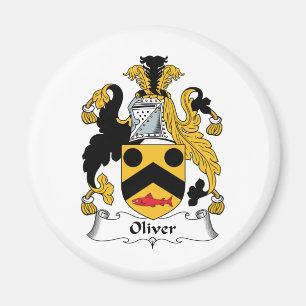 Oliver familjvapensköld magnet