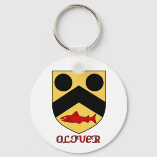 Oliver Family Shield Keychain Nyckelring