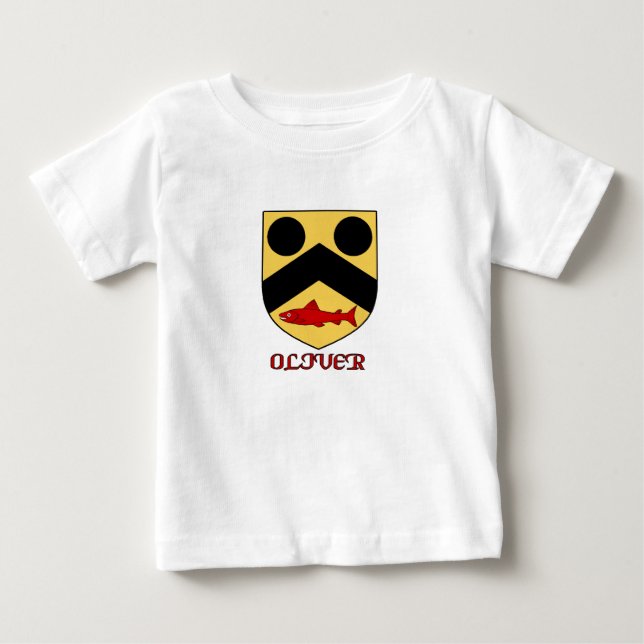 Oliver Family Shield T Shirt (Framsida)