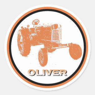Oliver Farming Decal Runt Klistermärke
