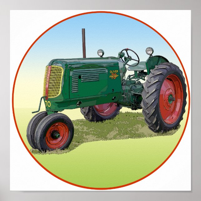 Oliver Model 70 Poster (Framsidan)