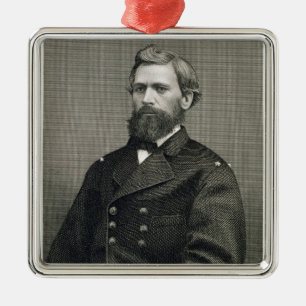 Oliver Otis Howard (1830-1909) som inristas av Julgransprydnad Metall