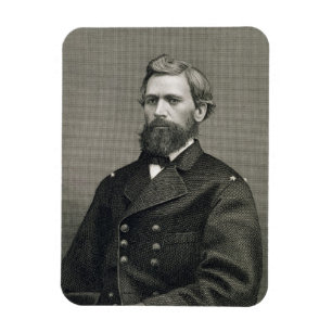 Oliver Otis Howard (1830-1909) som inristas av Magnet
