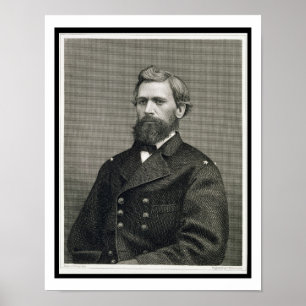 Oliver Otis Howard (1830-1909) som inristas av Poster