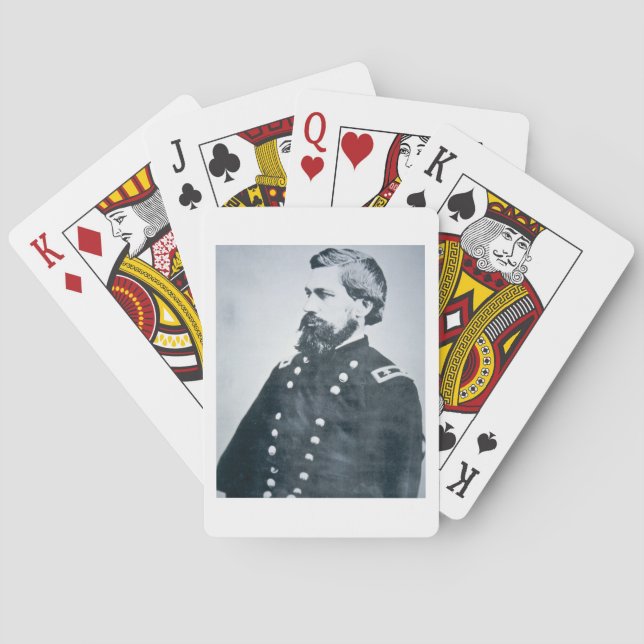 Oliver Otis Howard (b-/wfotoet) Spel Kort (Baksidan)