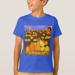 Oliver Otter Plockor a Pumpkin T Shirt