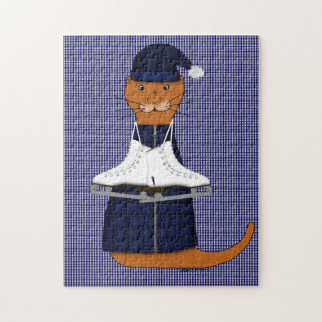 Oliver Otter Skates Jigszle Puzzle Pussel (Vertikal)