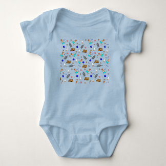 Oliver Otter Summer Beach Vacation Mönster T Shirt