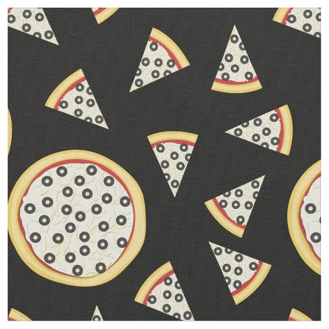Oliver Pizza Cute Food Kids Tyg (Närbild)