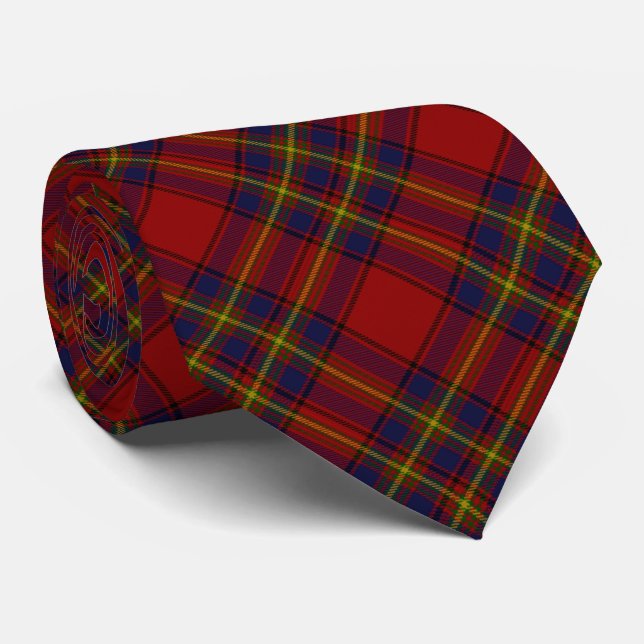 Oliver tartan Red gult blue plaid Slips (Rullad)