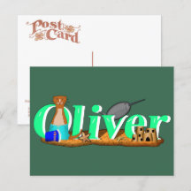 Oliver The Otter är på Beach