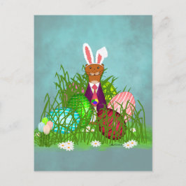 Oliver The Otter och det Underbara Påskägget Hunt Vykort