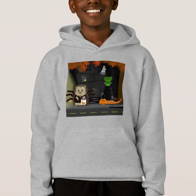 Oliver The Otter Trick eller Behandla med sin vän T Shirt (Framsida)