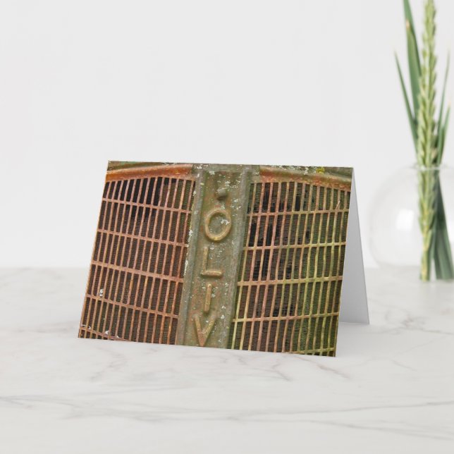 Oliver Tractor Grill Card Kort (Framsida)