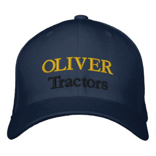 Oliver Tractor Lawnmowers Mowers Husky Design Broderad Keps