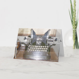 "Oliver Typewriter"-födelsedagskort Kort