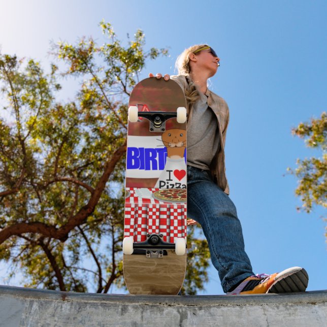 Oliver Uttern är 6 år! Grattis på födelsedagen Mini Skateboard Bräda 18,5 Cm (Utomhus 1)