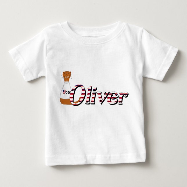 Oliver Uttern säger: Gå ut och rösta! T Shirt (Framsida)